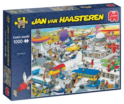 Produktbild von Jan van Haasteren Busy Airport 1000 Teile Puzzle