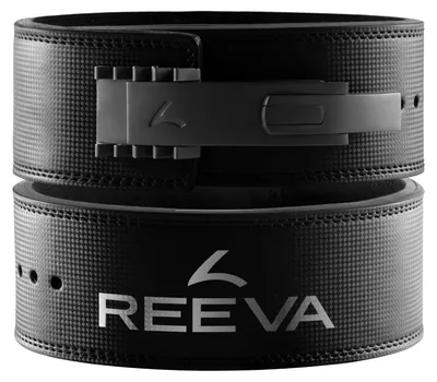 Produktbild von Reeva - Gewichthebergürtel – Karbonleder mit verstellbarer Schnalle – 13 mm – Lifting belt - L