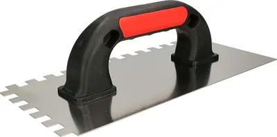 Produktbild von KOTARBAU® Reibbrett 270 mm Glatte Ränder Aufziehkelle aus Edelstahl für Gips Putz Mörtel