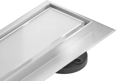 Immagine prodotto di Mexen Flat 360° MGW scarico lineare girevole 100 cm, vetro bianco - 1027100-40