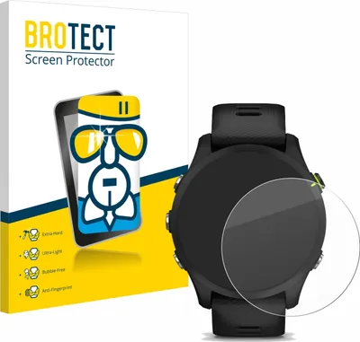 Produktbild von BROTECT Schutzglas für Garmin Forerunner 255 / 255 Music Schutzfolie Panzer Folie Glas Display Schutz klar