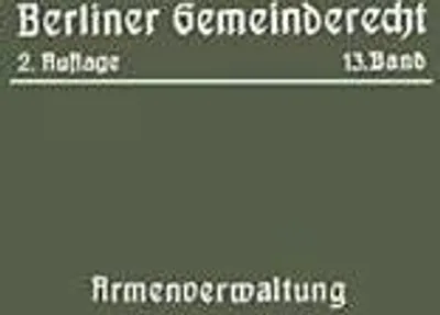 Obrázek produktu pro Armenverwaltung