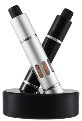 Image de Omgoods - Set de sel et de poivre en acier inoxydable avec base