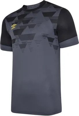 Image de Umbro - Maillot "quatre" pour homme UO120 (L) (Charbon-Noir/Noir)