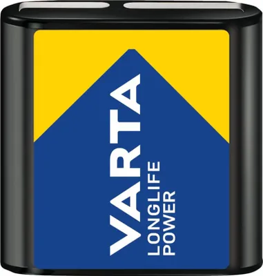 Zdjęcie produktu dla Varta LONGLIFE Power 4.5 V, Jednorazowa bateria, Alkaliczny, 4,5 V, 1 szt., Czarny, 67 mm