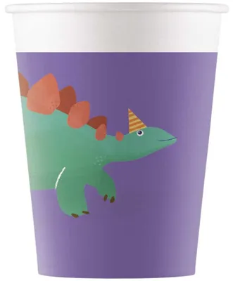 Produktbild von Dinosaur Roar 8 Partybecher Pappbecher 200 ml