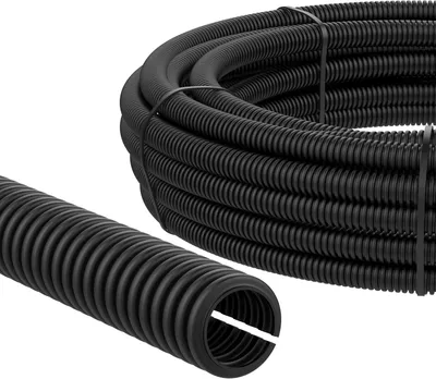 Productafbeelding van Auprotec Gegolfde buis open 2 - 25 of 50 m - Kabelbeschermslang - Selectie -˜ binnen 22 mm - 5 m