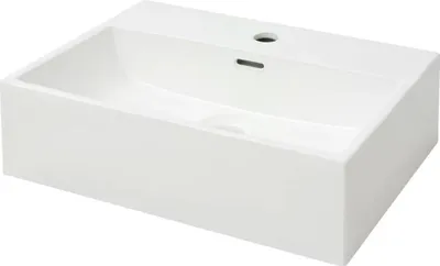 Immagine prodotto di vidaXL Lavabo con foro per rubinetto in Vetroceramica bianca 51,5x38,5x15 cm