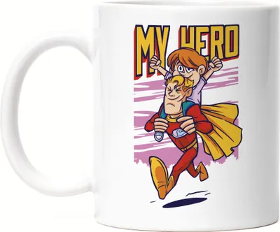 Produktbild von My Hero Tasse Vatertag Geschenkidee Bester Papa Superhelden Vater