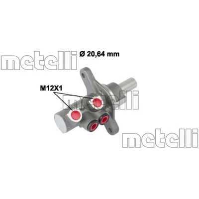 Produktbild von METELLI 05-0787 Bremszylinder Hauptbremszylinder für TOYOTA AYGO (WNB1, KGB1) für CITROËN C1 (PM, PN) passend für PEUGEOT 107 Schrägheck (PM, PN)