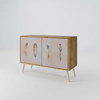 Immagine prodotto di Cassettiera Spacerebels a 2 ante - credenza cassettiera - credenza alta - mobile guardaroba - soggiorno camera da letto - 57,5×111×42 (HxLxP)