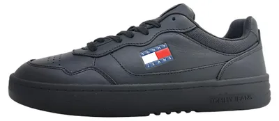 Produktbild von Tommy Hilfiger TJM Cupsole Herrenschuhe Schnürschuhe Sneaker Schwarz Freizeit, Schuhgröße:46 EU