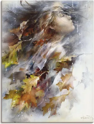Produktbild von ARTland Leinwandbild Herbst Größe: 30x40 cm