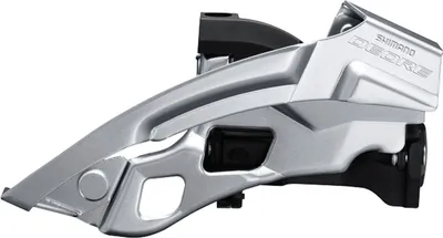 Immagine prodotto di SHIMANO FD-T6000-L3 Deragliatore Deore, 3x10 velocità, top swing, dual pull, 63-66°, pinza bassa, nero/argento
