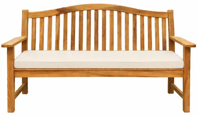 Obrázek produktu pro Gartenbank Catania Teak Massivholz Creme 150 cm