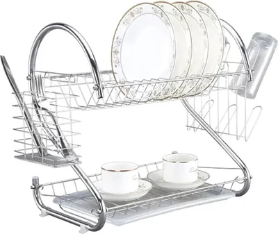 Zdjęcie produktu dla Ag373 Suszarka Do Naczyń 2 Poziomy Stal
