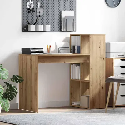 Zdjęcie produktu dla Maison Exclusive - Biurko z płyty drewnopodobnej Artisan Oak, wymiary: 108 x 55 x 103,5 cm