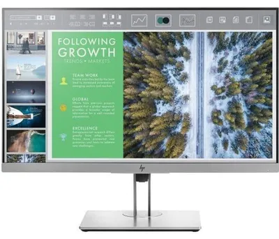 Image de HP Moniteur LCD Business E243 60,5 cm (23,8") Full HD WLED - 16:9 - Résolution 1920 x 1080 - 250 cd/m²; - 5 ms - Noir et argenté