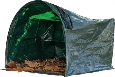 Produktbild von Dehner Gartensack Pop-Up Kehrkante, ca. 59 x 56 x 59 cm, Volumen 150 l, Polyethylen, grün