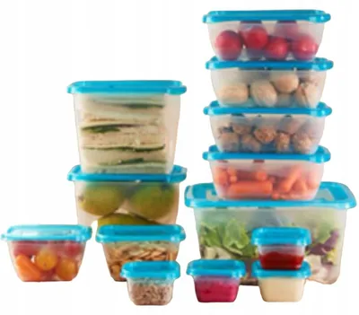 Produktbild von Keeeper FREDO FRESH 13-teiliges Kunststoff Vorratsdosen-Set blau