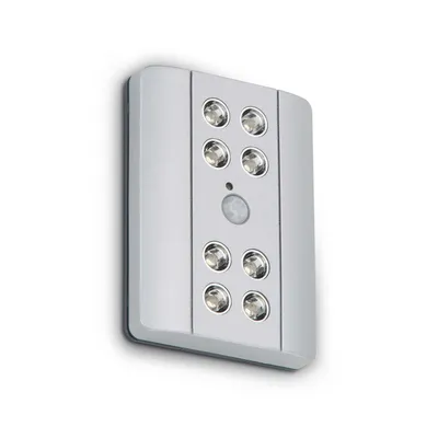 Immagine prodotto di BRILONER - Lampada LED sottopensile con rilevatore di movimento, luce per armadio, luce sottopensile, luce notturna, color titanio
