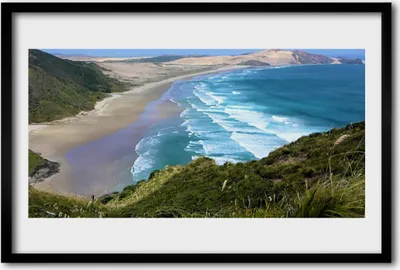 Produktbild von Bild 60x40 MDF-Rahmen Wandkunst Strand Meer Landschaft