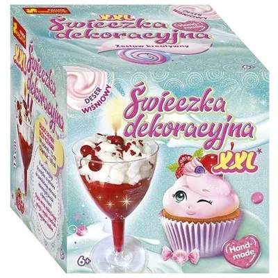 Produktbild von DIY-Dekorationskerze „Kirschdessert“