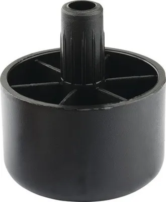 Obrázek produktu pro Walteco Kluzák, průměr 60, výška 38mm, plast, černý