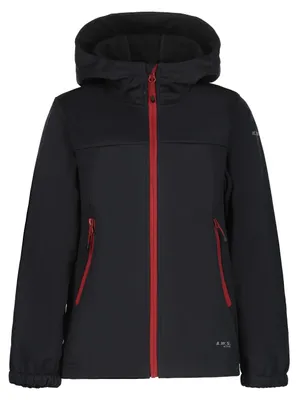Produktbild von Icepeak Kline Jr Softshelljacke Kinder Jr mit Kapuze, Farbe:Anthrazit, Kinder Größen:152