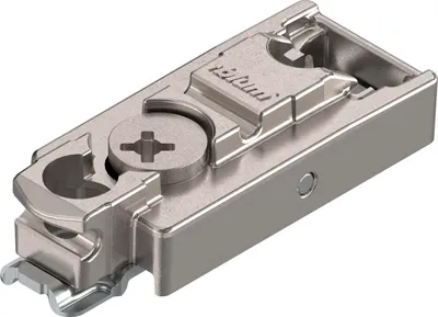 Immagine prodotto di BLUM CLIP piastra di montaggio eccentrica diritta, zinco, viti, distanza 3 mm