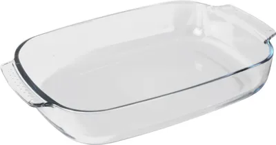 Produktbild von HGMD Lasagne-Auflaufform 3800 ML - Glas - Rechteckig - Auflaufform - Spülmaschinenfest