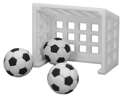 Image de Action World : Jeu de foot en gomme avec but