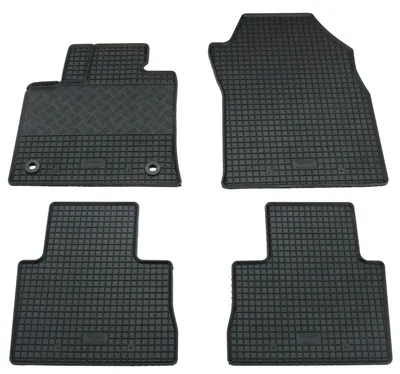 Gummifußmatten Set für Toyota RAV4 V (2019-) + Suzuki Across, 4-teilig, schwarz