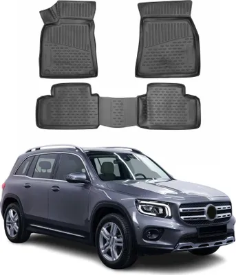 Image de OMAC Tapis de sol pour Mercedes GLB X247 2019-2025 en caoutchouc Noir