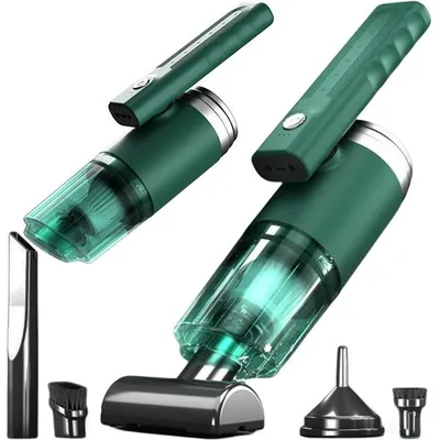 Obrázok produktu pre Verk 24511 Akumulátorový ručný vysávač do auta 3 v 1, 120 W, zelený