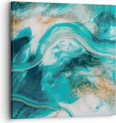 Produktbild von Bild auf Leinwand - Leinwandbild - Einteilig - Wasser Meer Ozean - 30x30cm - Wand Bild - Wanddeko - Wandbilder - Leinwanddruck - Bilder - Wanddekoration - Leinwand bilder - Wandbild - AC30x30-5108
