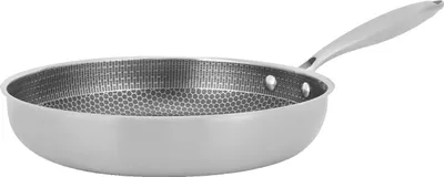 Immagine prodotto di Padella antiaderente, acciaio inox 410, design leggero, riscaldamento uniforme, 32 cm