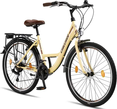 Immagine prodotto di Chillaxx Bike Strada Premium City Bike in 24, 26, 28 pollici - bici per ragazze, ragazzi, uomini e donne - 21 marce - bici olandese da città