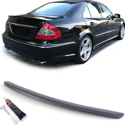Obrázek produktu pro Zadní spoiler + lepidlo pro Mercedes třídy E W211 2002-2009