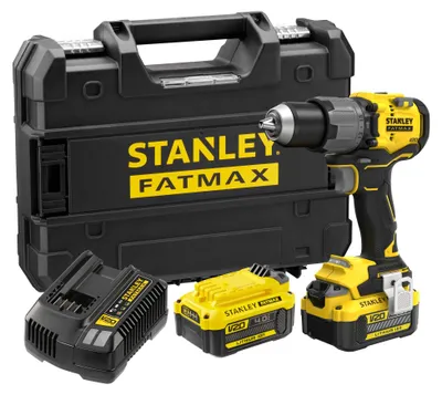 Image de Stanley FatMax - V20 Perceuse visseuse à percussion 80 Nm BRUSHLESS Lithium 18V 2 batteries 4Ah en malette Pro-Stack - SFMCD726M2T-QW