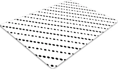 Produktbild von Stuhlunterlage Bürostuhlunterlage 120 cm x 90 cm Bodenmatte Bürostuhlunterlage - Punktegeometrie.