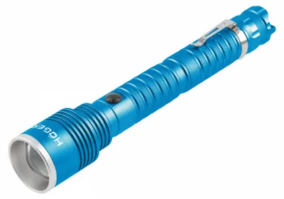 GTV LED-Taschenlampe USB 10 W HT1E425 mit ZOOM und IP54