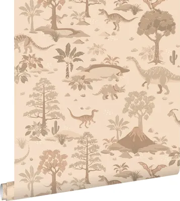 Zdjęcie produktu dla ESTAhome Tapeta dinozaury beżowym 50 x 900 cm