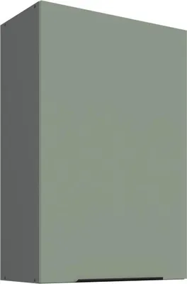Image de Armoire murale haute LUNARA - largeur 60 cm, vert/anthracite