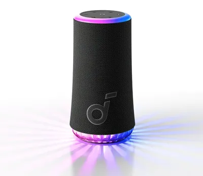 Zdjęcie produktu dla Soundcore Glow, 6,35 cm (2.5"), 30 W, Bezprzewodowy, Głośnik mono przenośny, Czarny, Przyciski
