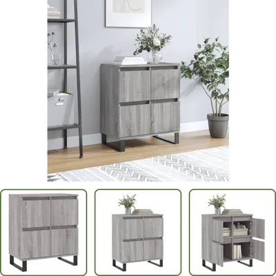 Produktbild von The Living Store Sideboard Grau Sonoma 60x35x70 cm Holzwerkstoff