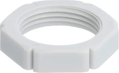 Produktbild von WISKA Gegenmutter PG13,5x1,41 GPA-13 Sechskant Polyamid (PA) Farbe lichtgrau RAL 7035 - 1 Stück