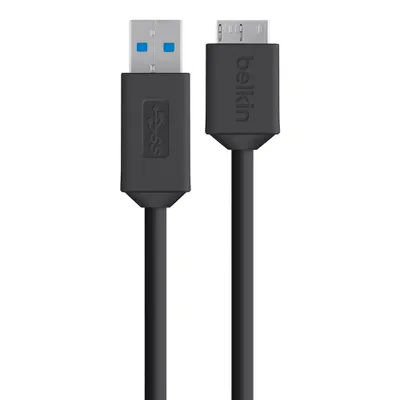 Produktbild von BELKIN USB 3.0 Micro-USB Pro Kabel, A to Micro-B, 0,9m