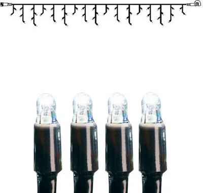 Produktbild von System LED 'LED Eisregen-Lichterkette 3m' 50 LED´s, kaltweiß, IP44