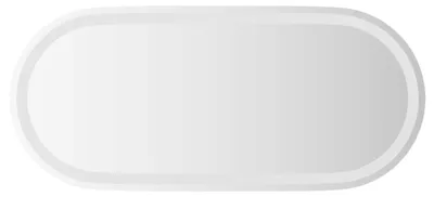 Zdjęcie produktu dla Lustro do łazienki LED vidaXL, przezroczyste, 80 x 35 cm, szkło hartowane